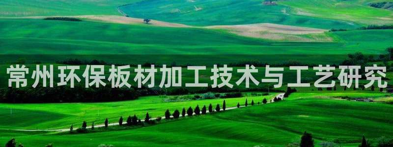 沐鸣2客户端登陆：常州环保板材加工技术与工艺研究