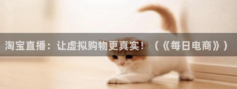 9255tv直播无插件nba：淘宝直播：让虚拟购物更真实！（《每日电商》）